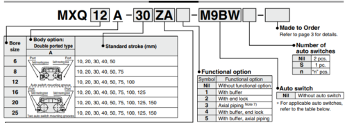 SMC MXQ8L-10ZD