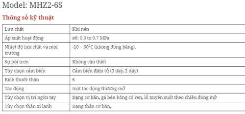 SMC MHZ2-6S