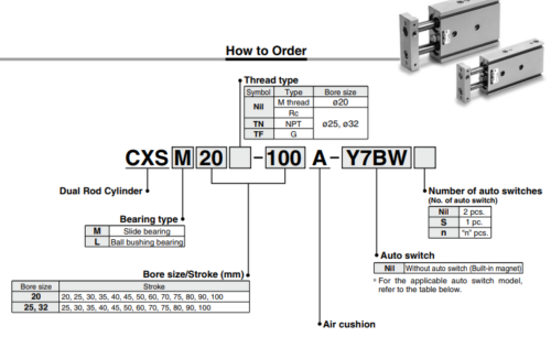 SMC CXSM10X30