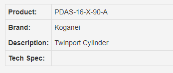 Koganei PDAS 16X10